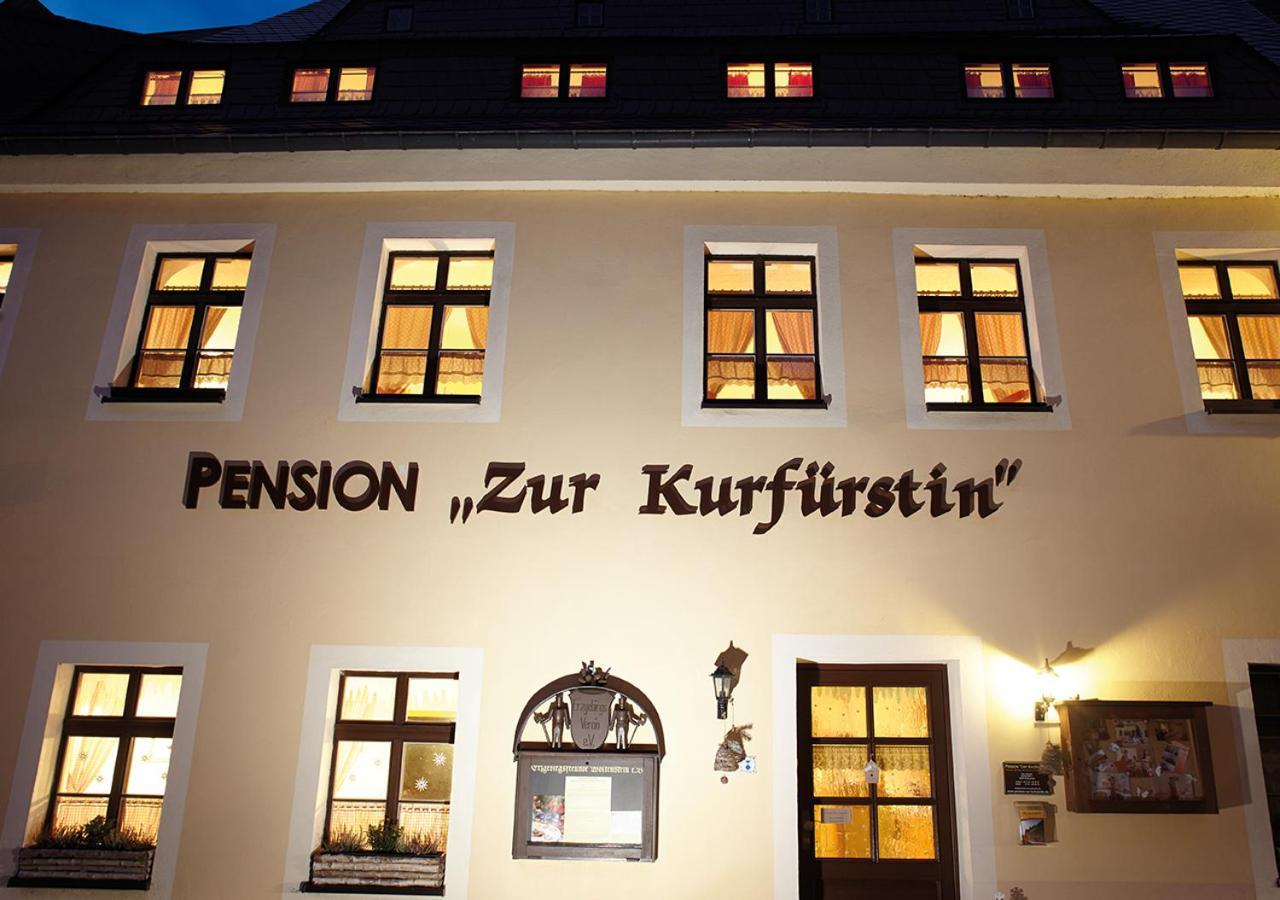 Pension zur Kurfürstin Wolkenstein Exterior foto